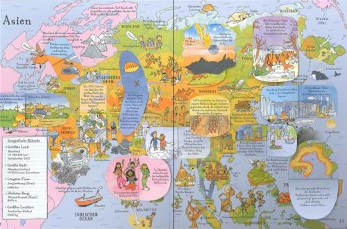 Bunter Weltatlas für Kinder von Urborne